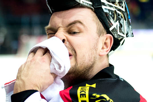 Örebros målvakt Julius Hudacek