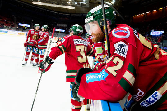 Frölundas Robin Figren deppar