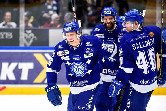 Leksands Toni Kähkönen, Eric Himelfarb ochTomi Sallinen