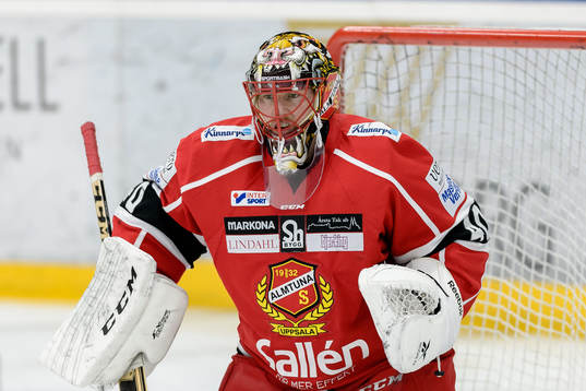 Almtunas målvakt Johan Holmqvist