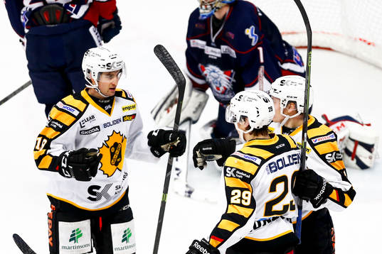Skellefteås spelare jublar