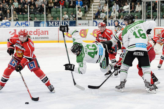 Rögles Jesper Jensen bjuds på en luft tur
