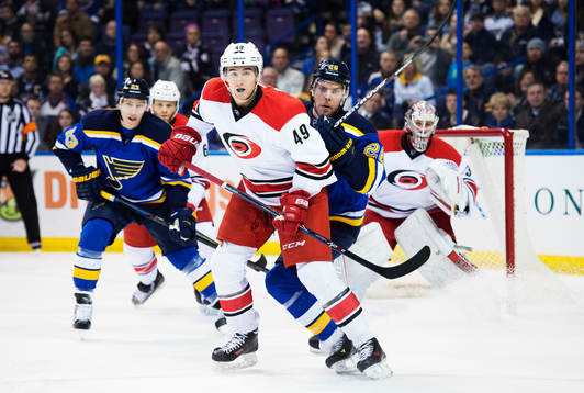 Carolinas Victor Rask och St Louis Paul Stastny