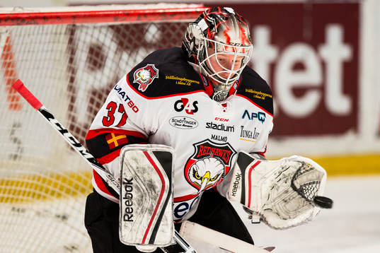 Malmö Redhawks målvakt Jonas Gunnarsson