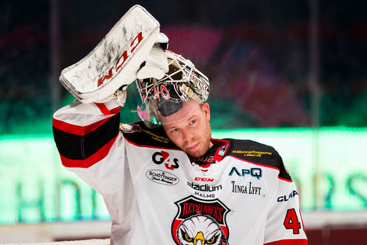 Malmö Redhawks målvakt Pontus Sjögren