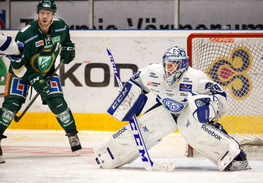 Leksands målvakt Oscar Alsenfelt