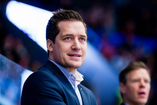 Växjös tränare Sam Hallam