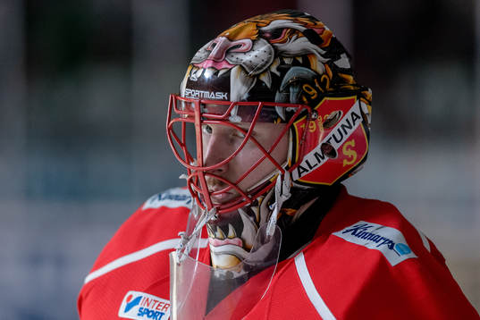 Almtunas målvakt Johan Holmqvist