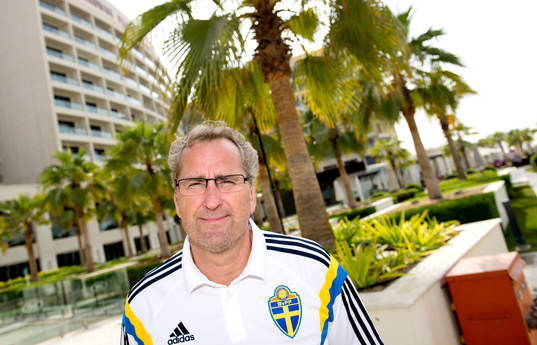 Sveriges förbundskapten Erik Hamrén