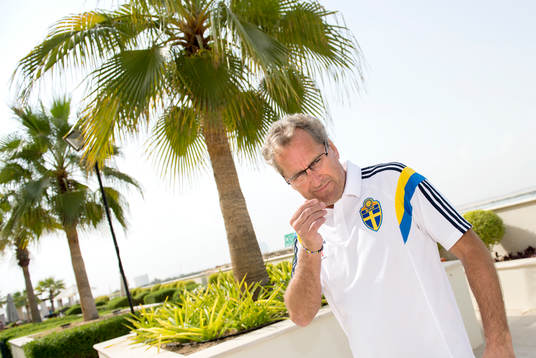 Bläddra bland fler bilder av Fotboll, Sverige A, presskonferens