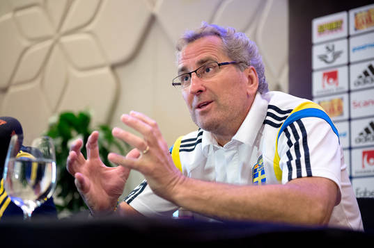 Sveriges förbundskapten Erik Hamrén