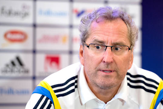 Sveriges förbundskapten Erik Hamrén