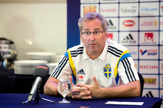 Sveriges förbundskapten Erik Hamrén