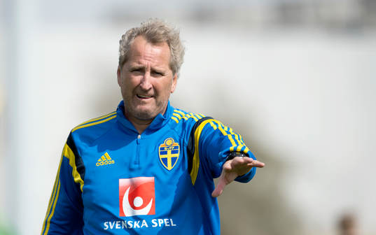 Sveriges förbundskapten Erik Hamrén