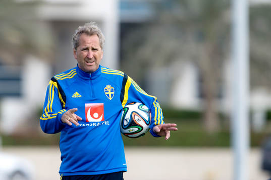 Sveriges förbundskapten Erik Hamrén