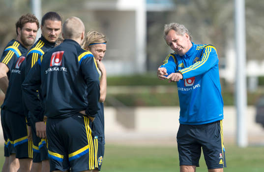 Sveriges förbundskapten Erik Hamrén