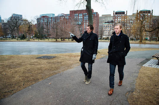 Loui Eriksson och Carl Söderberg, ishockeyspelare i