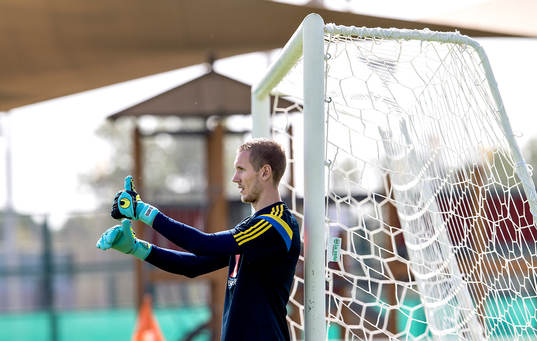 Sveriges målvakt Robin Olsen
