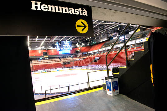 Entrén till hemmastå för Brynäs supportrar före