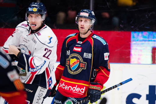 Linköpings Mattias Sjögren och Djurgården Marcus Nilson