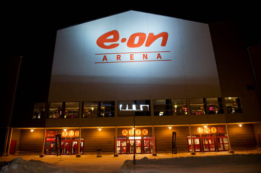 EON-arena innan matchen i hockeyallsvenskan mellan Timrå