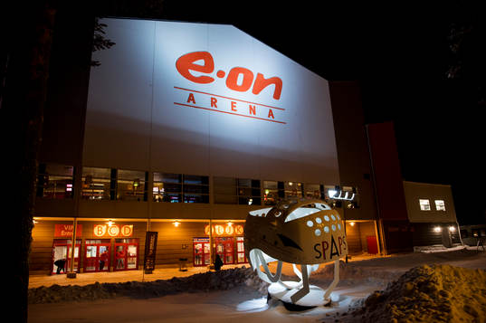 EON-arena innan matchen i hockeyallsvenskan mellan Timrå