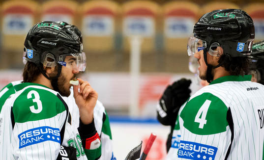 Rögles Almen Bibic och Alen Bibic nder matchen i