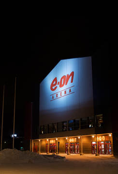 EON-arena innan matchen i hockeyallsvenskan mellan Timrå