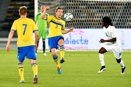 Sveriges Johan Mårtensson och Per Karlsson och