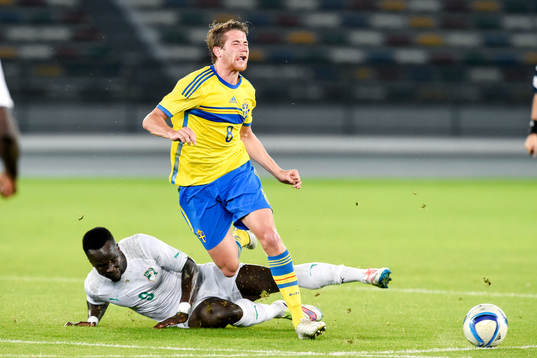 Elfenbenskustens Cheik Ismael Tiote och Sveriges Marcus