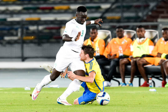 Elfenbenskustens Cheik Ismael Tiote och Sveriges Marcus