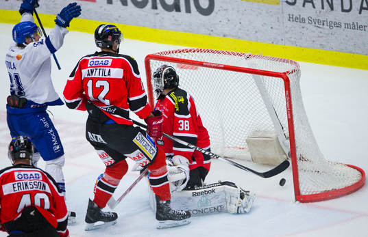Leksands Mattias Ritola jublar
