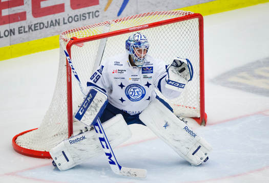 Leksands målvakt Oscar Alsenfelt räddade 42 av 43 skott