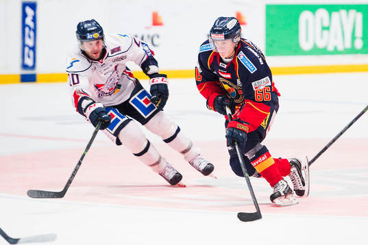 Linköpings Jeff Taffe och Djurgården Marcus Sörensen