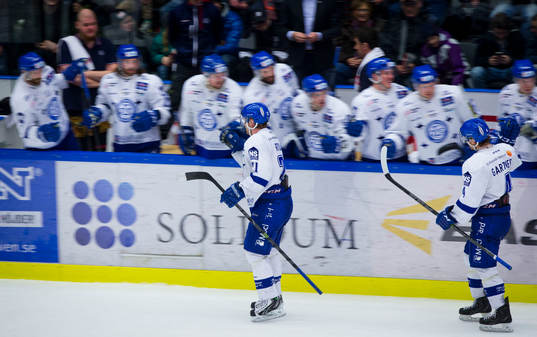 Leksands Mattias Ritola jublar