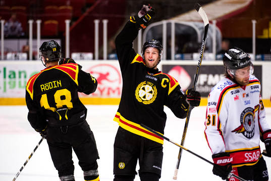 Brynäs Niclas Andersén jublar