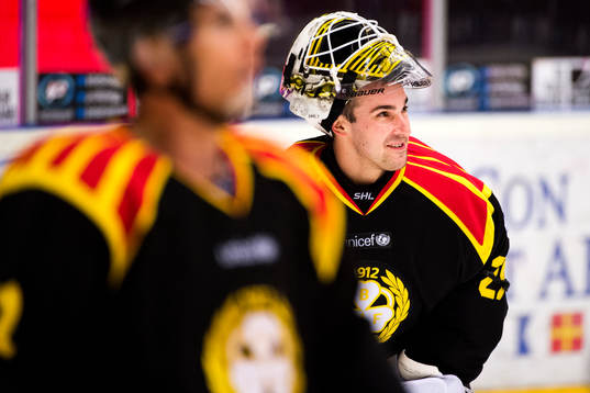Brynäs målvakt Bernhard Starkbaum