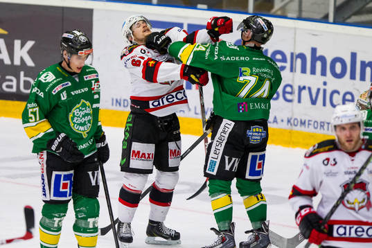 Malmös Nicklas Jadeland och Björklövens Stefan Öhman