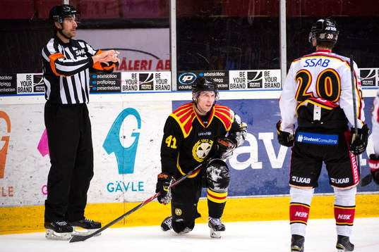 Domaren Mikael Sjöqvist dömer utvisning för Luleås