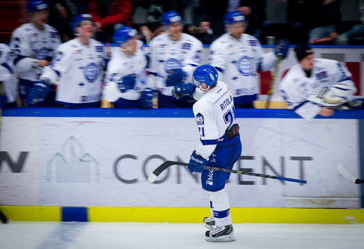 Leksands Mattias Ritola jublar