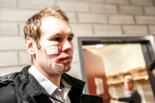 Frölundas Christian Bäckman kom tillbaka till arenan