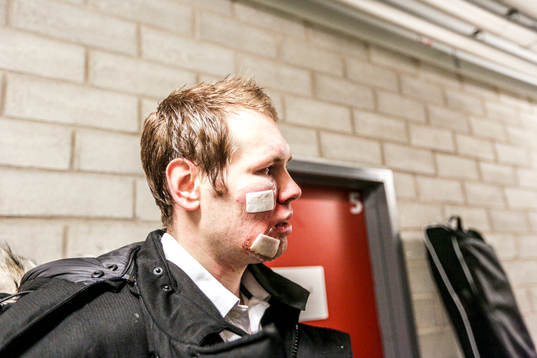 Frölundas Christian Bäckman kom tillbaka till arenan