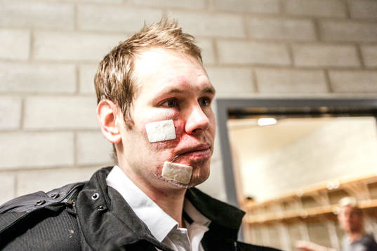 Frölundas Christian Bäckman kom tillbaka till arenan