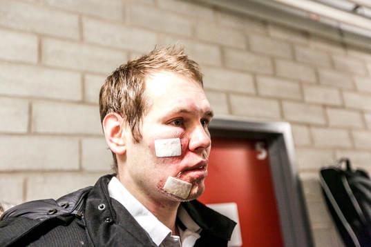 Frölundas Christian Bäckman kom tillbaka till arenan
