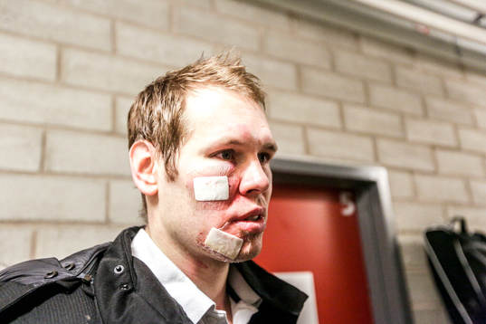 Frölundas Christian Bäckman kom tillbaka till arenan