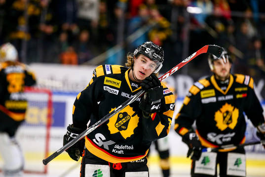 Skellefteås Sebastian Aho deppar