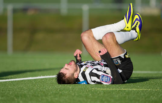 Landskronas Alem Plakalo träningsmatchen mellan Landskrona