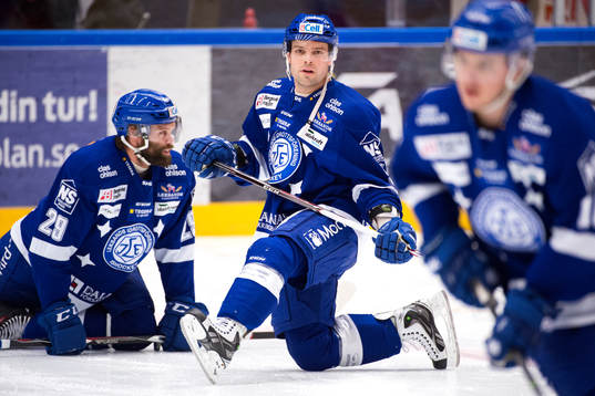 Leksands Joonas Rönnberg, Kevin Kapstad och Brian Connelly