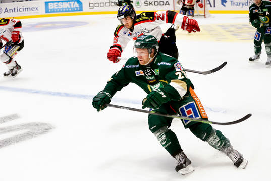 Färjestads Martin Röymark och Örebros Martin Johansson