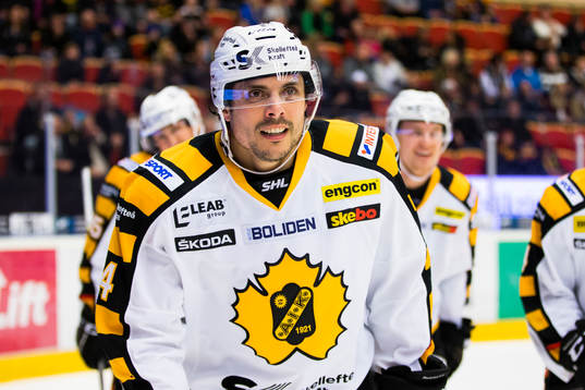 Skellefteås Daniel Widing ser nöjd ut